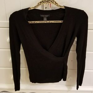 Banana Republic Black Silk & Cashmere Sweater